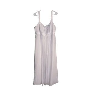 Alfred Angelo Womens Wedding Reception Dress Mini With Straps Formal Ivory L/XL